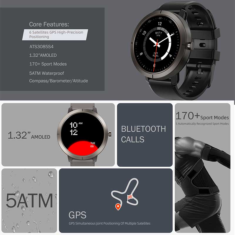 Reloj Inteligente GPS 2026 con - Smartwatch Face reseña y precio